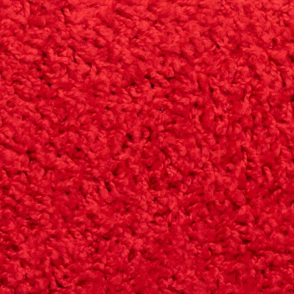 Tapis d'escalier 15 pcs rouge 56x17x3 cm