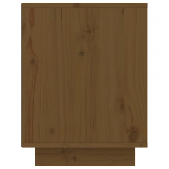 Armoire à chaussures Marron miel 60x34x45 cm Bois de pin massif