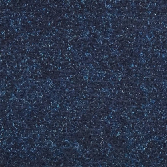 Tapis d'escalier autocollants 15 pcs Bleu 65x21x4 cm Aiguilleté