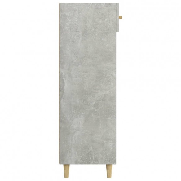 Armoire à chaussures Gris béton 60x35x105 cm Bois d'ingénierie