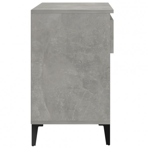 Armoire à chaussures Gris béton 70x36x60 cm Bois d'ingénierie