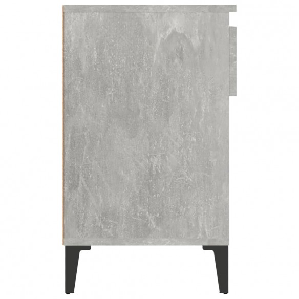 Armoire à chaussures Gris béton 102x36x60 cm Bois d'ingénierie