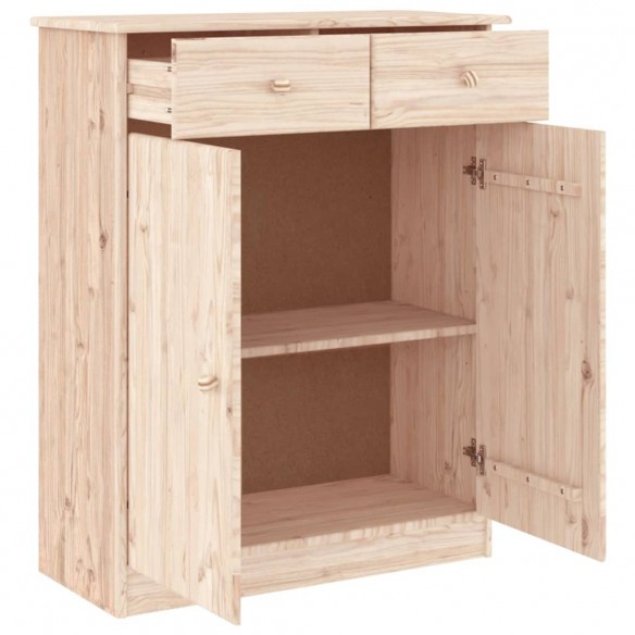 Armoire à chaussures ALTA 77x35x96 cm bois massif de pin