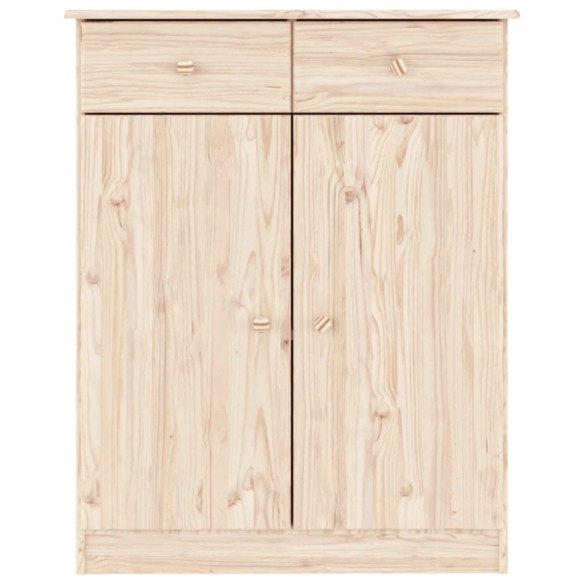 Armoire à chaussures ALTA 77x35x96 cm bois massif de pin