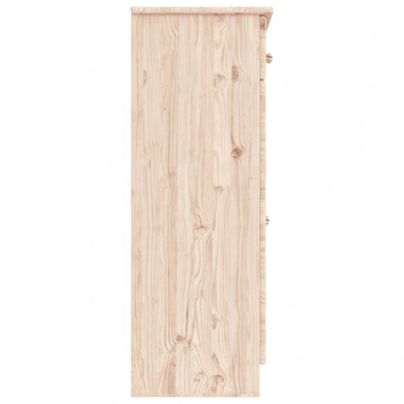 Armoire à chaussures ALTA 77x35x96 cm bois massif de pin