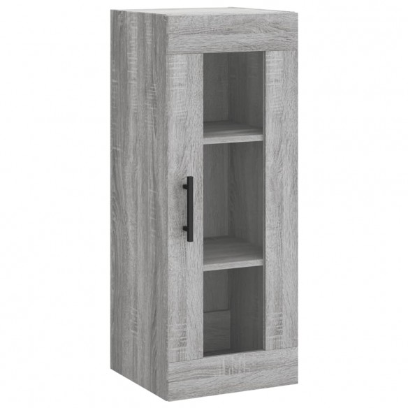 Buffet haut Sonoma gris 34,5x34x180 cm Bois d'ingénierie