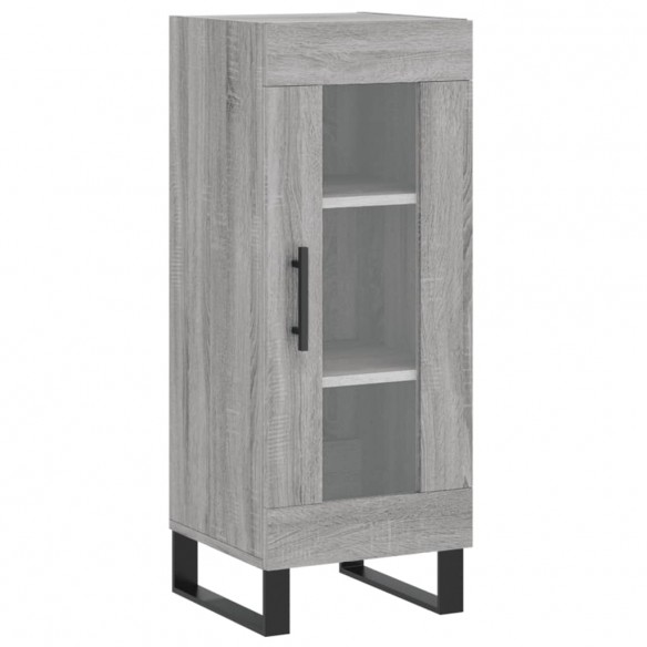 Buffet haut Sonoma gris 34,5x34x180 cm Bois d'ingénierie