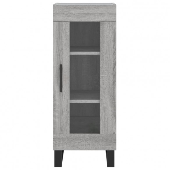 Buffet haut Sonoma gris 34,5x34x180 cm Bois d'ingénierie