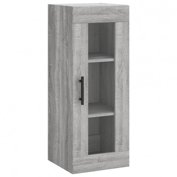 Buffet haut Sonoma gris 34,5x34x180 cm Bois d'ingénierie