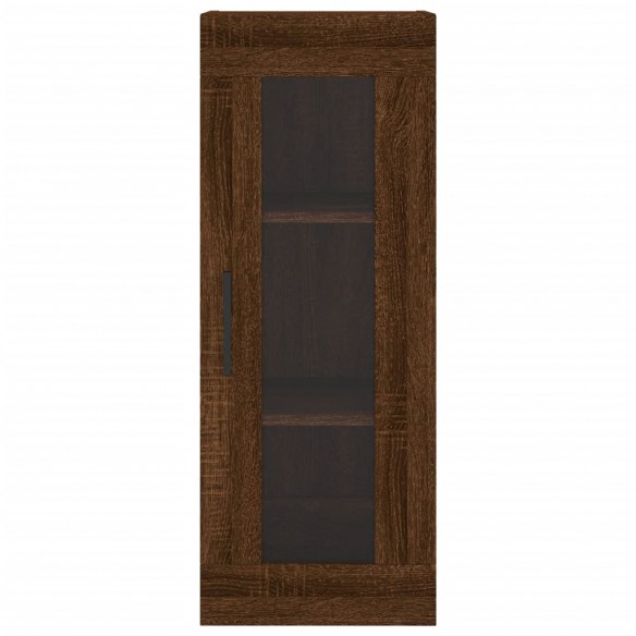 Armoire murale chêne marron 34,5x34x90 cm