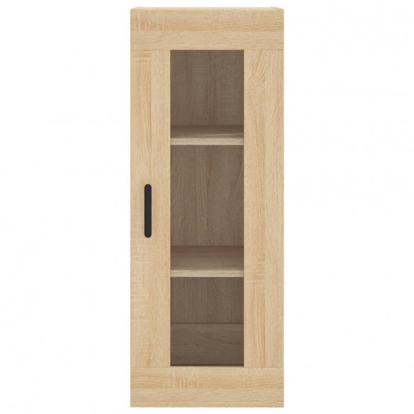 Buffet haut Chêne sonoma 34,5x34x180 cm Bois d'ingénierie