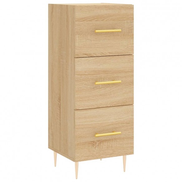 Buffet haut Chêne sonoma 34,5x34x180 cm Bois d'ingénierie