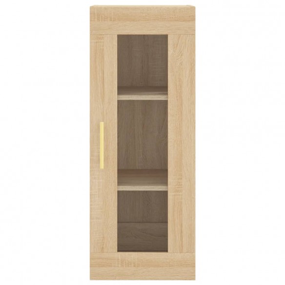 Buffet haut Chêne sonoma 34,5x34x180 cm Bois d'ingénierie