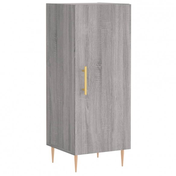 Buffet haut Sonoma gris 34,5x34x180 cm Bois d'ingénierie