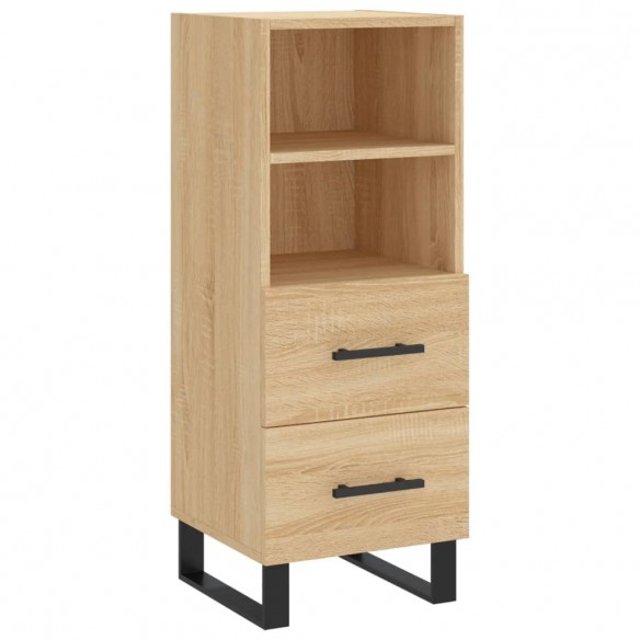 Buffet haut Chêne sonoma 34,5x34x180 cm Bois d'ingénierie