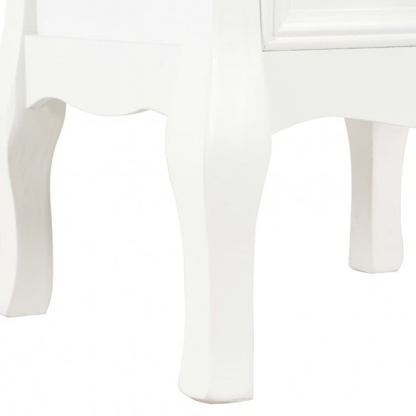 Tables de chevet 2 pcs blanc 35x30x49 cm MDF