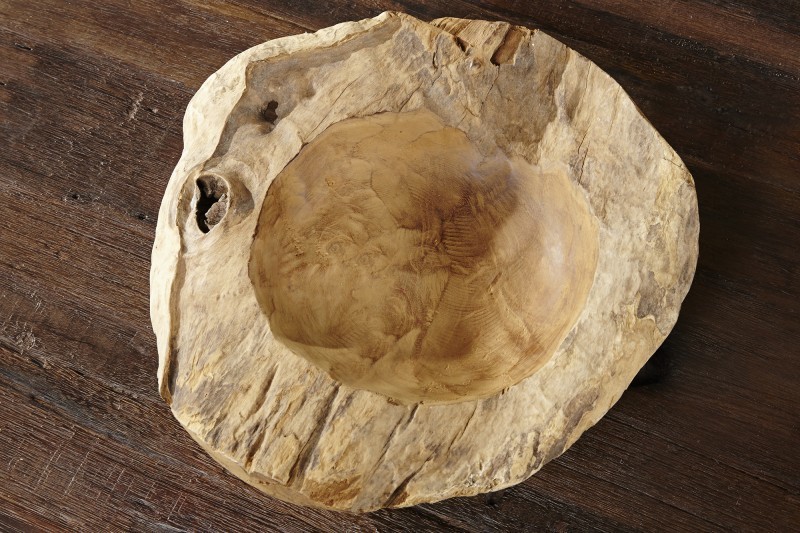 Corbeille de fruit naturel 30 cm en bois massif