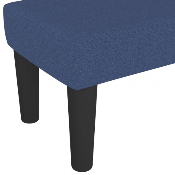 Banc Bleu 70x30x30 cm Tissu