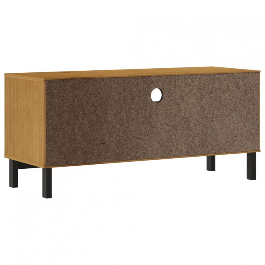 Meuble TV FLAM 110x40x50 cm bois massif de pin Meuble TV FLAM 110x40x50 cm bois massif de pin