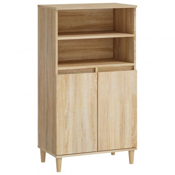 Buffet haut Chêne sonoma 60x36x110 cm Bois d'ingénierie