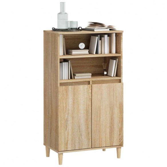 Buffet haut Chêne sonoma 60x36x110 cm Bois d'ingénierie