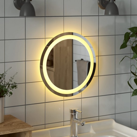 Miroir de salle de bain à LED 40 cm rond