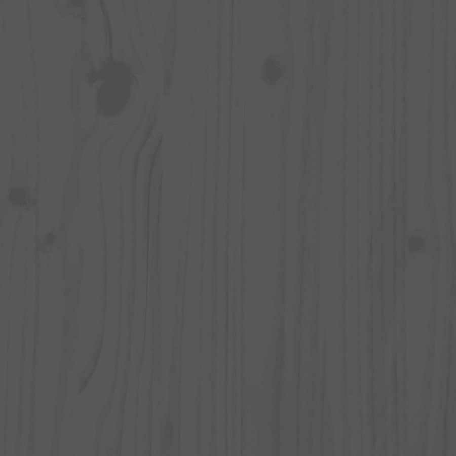 Tabourets de bar 2 pcs gris 40x48,5x115,5 cm bois massif de pin