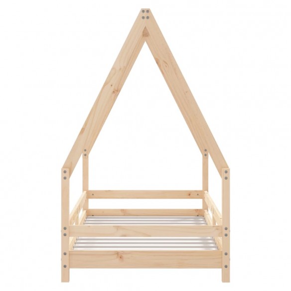 Cadre de lit pour enfant 80x160 cm bois de pin massif