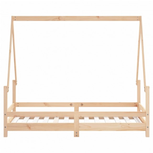 Cadre de lit pour enfant 80x160 cm bois de pin massif