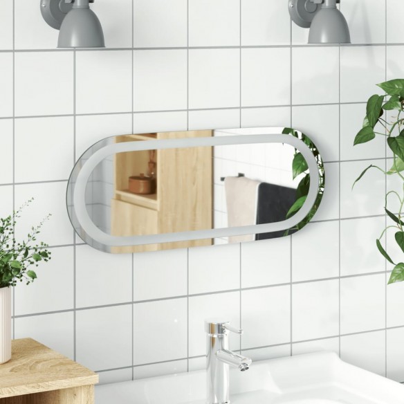 Miroir de salle de bain à LED 50x20 cm ovale