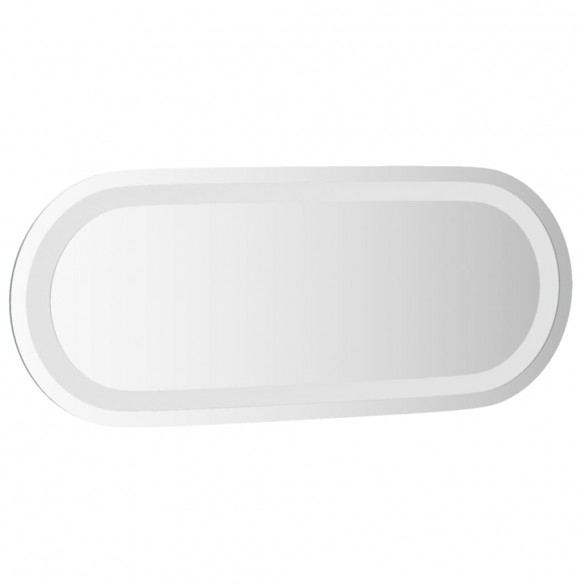 Miroir de salle de bain à LED 50x20 cm ovale