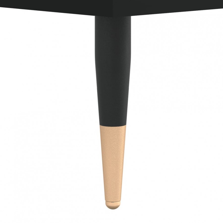Tables de chevet 2 pcs noir 40x35x50 cm bois d’ingénierie Tables de chevet 2 pcs noir 40x35x50 cm bois d’ingénierie