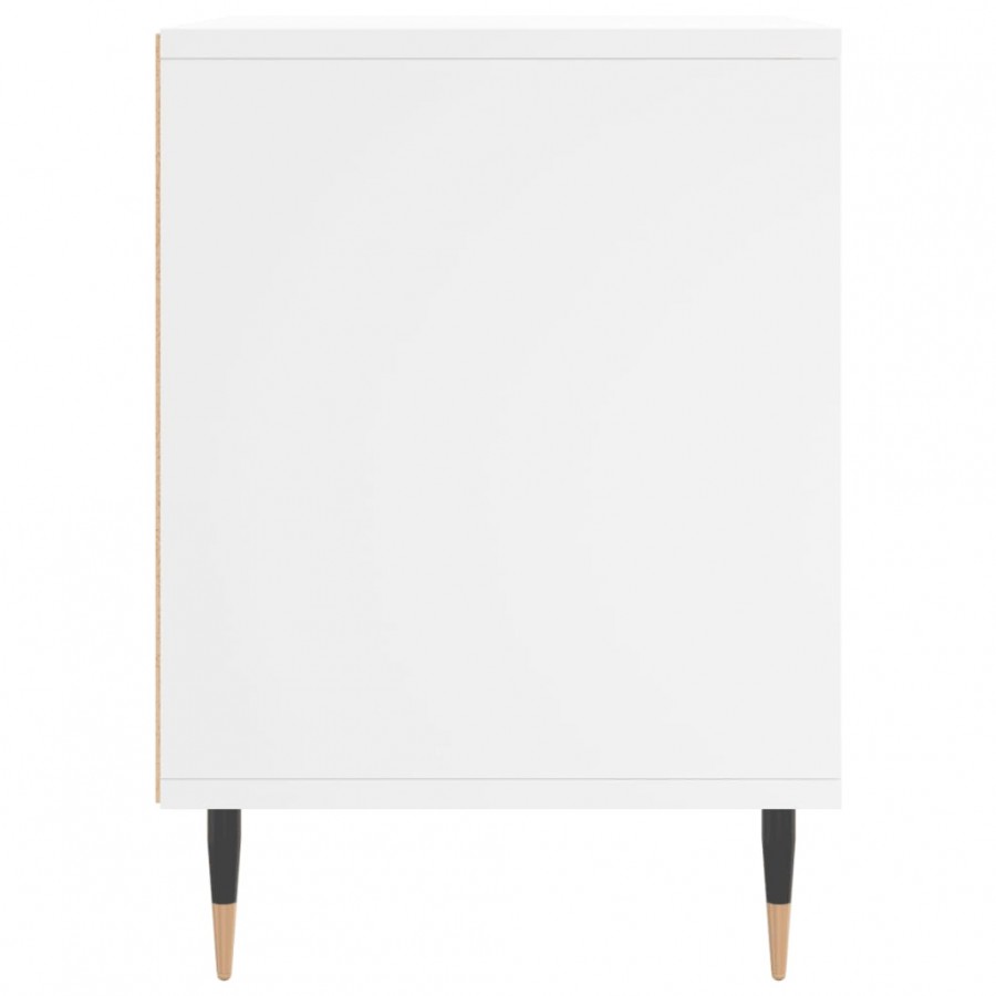 Tables de chevet 2 pcs blanc 40x35x50 cm bois d’ingénierie