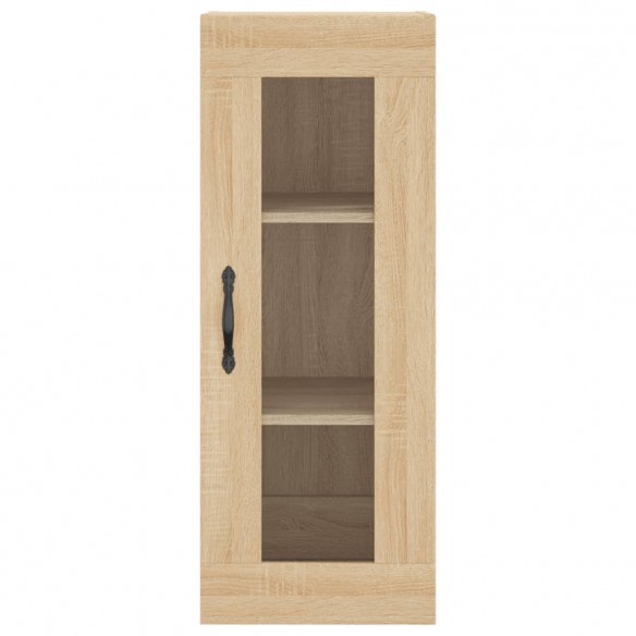 Buffet haut Chêne sonoma 34,5x34x180 cm Bois d'ingénierie