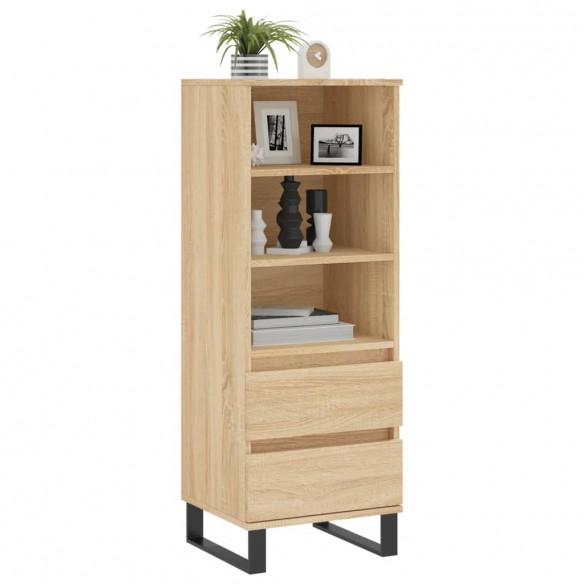 Buffet haut Chêne sonoma 40x36x110 cm Bois d'ingénierie