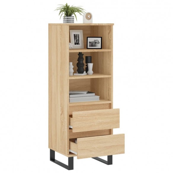 Buffet haut Chêne sonoma 40x36x110 cm Bois d'ingénierie