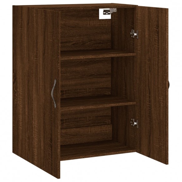 Armoire murale chêne marron 69,5x34x90 cm bois d'ingénierie