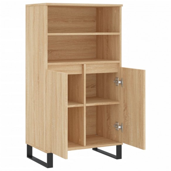 Buffet haut Chêne sonoma 60x36x110 cm Bois d'ingénierie