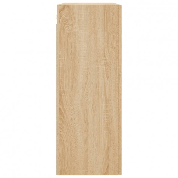 Armoires murales 2 pcs chêne sonoma bois d'ingénierie