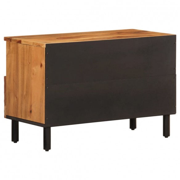 Meuble TV 70x33x46 cm Bois d'acacia massif