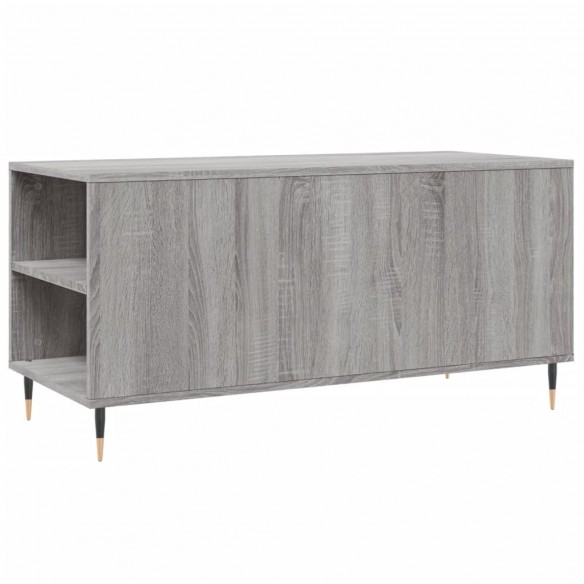 Table basse sonoma gris 102x44,5x50 cm bois d'ingénierie