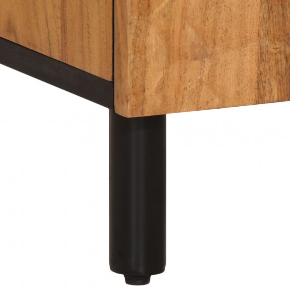 Table de chevet 50x33x60 cm bois d'acacia solide