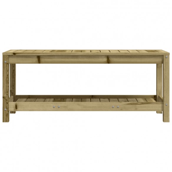 Banc de jardin 108x35x45 cm bois de pin imprégné