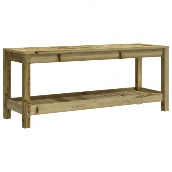 Banc de jardin 108x35x45 cm bois de pin imprégné