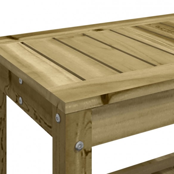 Banc de jardin 108x35x45 cm bois de pin imprégné