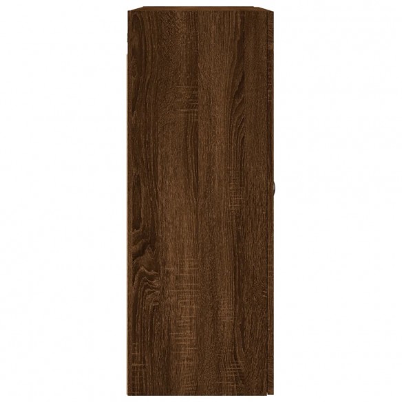 Armoires murales 2 pcs chêne marron bois d'ingénierie