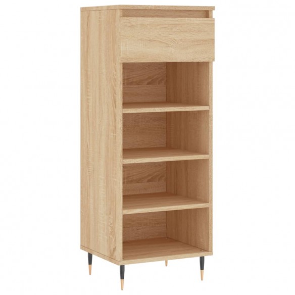 Armoire à chaussures Chêne sonoma 40x36x105cm Bois d'ingénierie