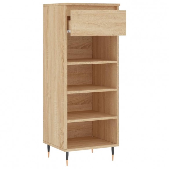 Armoire à chaussures Chêne sonoma 40x36x105cm Bois d'ingénierie