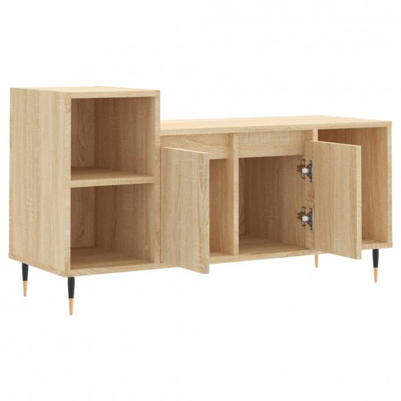 Meuble TV Chêne sonoma 100x35x55 cm Bois d'ingénierie