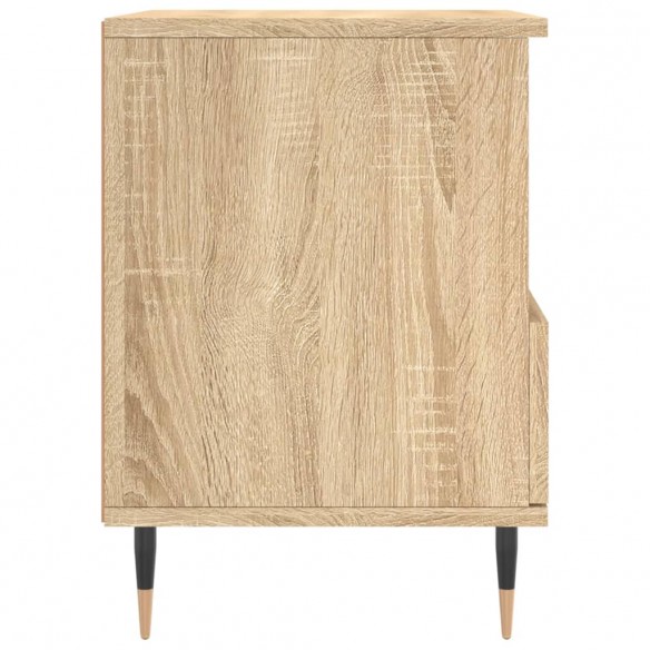 Table de chevet chêne sonoma 40x35x50 cm bois d’ingénierie